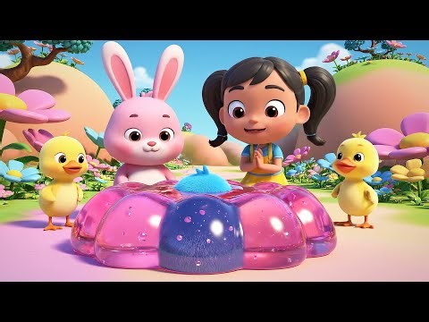 Un Pollito Azul de Angry Birds se Volcó y Rodó | Rimas Infantiles y Canciones para Niños