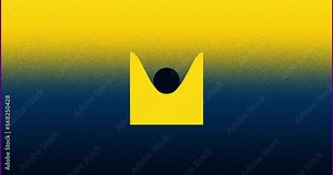 Color gradient animation. Morphing geometry shapes motion design. Transition or loader loop animation screen. 4K resolution abstract colorful background Stock Video