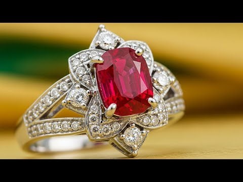 Ruby Solitaire Ring Design _ Beautiful collection | gemstone history, precious stones, red gemstone,