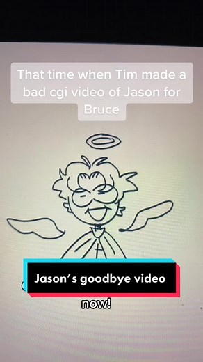 The only reason Bruce isn't crying is because it's really bad cgi. I gave in and used my finger so y’all will have to survive with the bad quality lol #batman #jasontodd #theredhood #redhood #nightwing #dckgrayson #dckgraysonrobin #jasontoddrobin #robin #batfamily #batfam #timdrake #timdrakerobin #jasontoddrobin #timdrakewayne