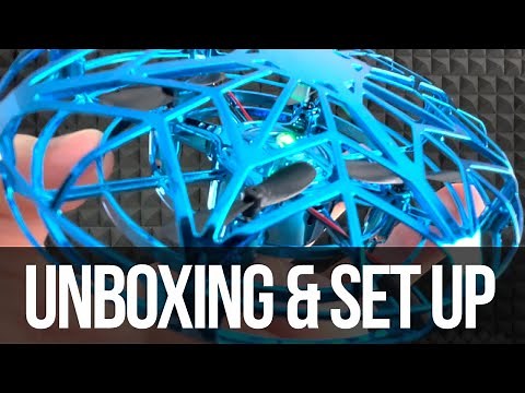 UFO Drone hand controlled Unboxing & Set Up