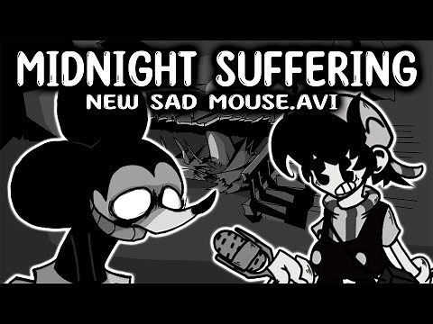 Friday Night Funkin' Midnight Suffering - NEW vs Sad Mouse.avi (FNF Mods/Hard/Creepypastas)