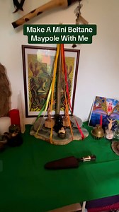 167 reactions · 23 shares | Make a mini beltane maypole with me. I love witchy crafts and this is such a fun way to tap into the energy of the season. The maypole looks perfect on my beltane altar and i cant wait to bring it out again next year. Will you be making a mini maypole for Beltane? Let me know your thoughts #beltaneritual #beltanemagick #witchycrafts #beltane #beltane2025 #witchtok #thewildanduntamedway#pagansabbats #wheeloftheyear | Emma Louise Dyson | Facebook