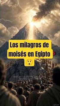 Los milagros más impactantes de Moisés en Egipto 🔥#viralshort #short