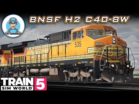 GE Dash 8-40cw BNSF H2 (Custom Livery) ‪@TrainSimWorld‬ ​