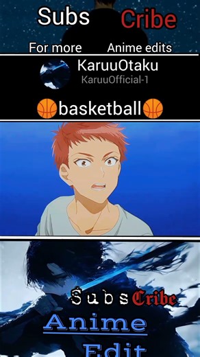 basketball🏀🏀 #anime #animeedits #animeshorts