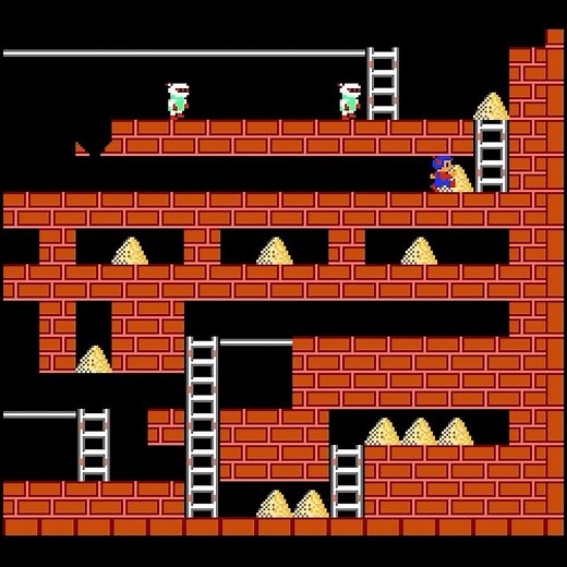 Lode Runner. Level 21