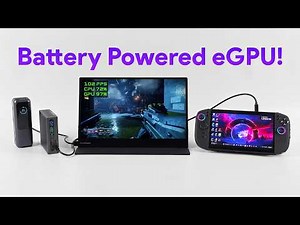My Fully Battery-Powered eGPU Set Up Finally Works!