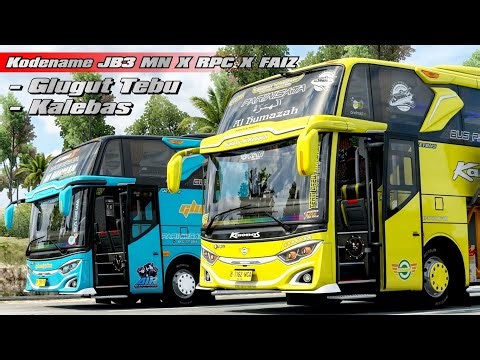 Kalebas & Glugut Tebu. Livery Kodename JB3 MN x RPC x FAIZ. Bussid