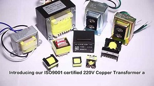 Single-Phase 60 Volt Power Transformer 220V/60V AC 50Hz Frequency Coil Shape with 110V Input and 24V/48V Output