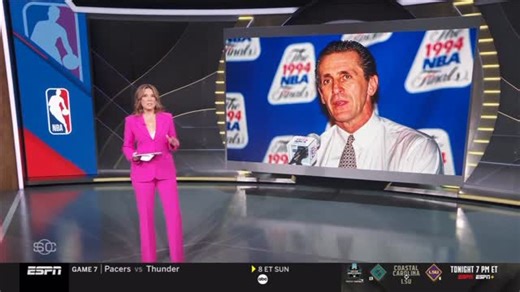 Hannah Storm | We revisited @nba Finals Game 7’s today on @sportscenter and one of our producers dug up this clip from 1994…. Kudos to Coach Riley for... | Instagram