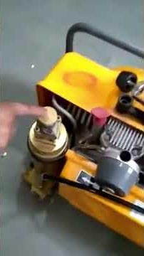 bauer junior and Oceanus breathing air compressor refilling
