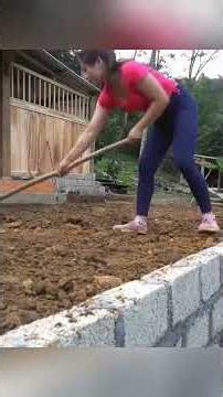 Solo Girl Building an Off-Grid Bamboo Cold Frame Greenhouse in the Deep Forest