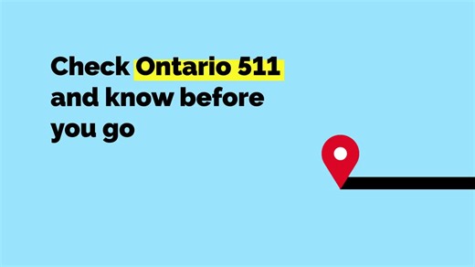 Put the brakes on winter weather road woes. Track snowplows, get local road condition updates and more from Ontario 511.Check Ontario 511: ontario.ca/511 | Ontario Government | Gouvernement de l’Ontario