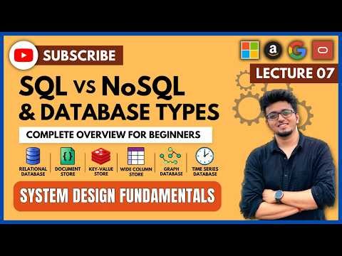 🧠 System Design Fundamentals 8: ✅ SQL, NoSQL and Database Types Explained