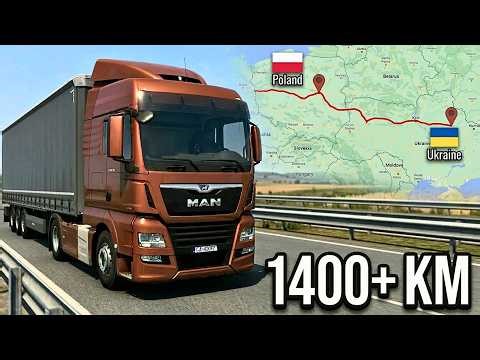 ETS2 Longest Delivery Poland to Ukraine | Euro Truck Simulator 2