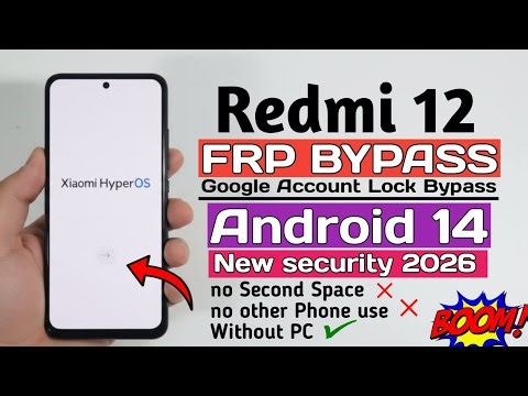 Redmi 12 Frp Bypass without PC 2026 || Redmi 12 Google Account bypass