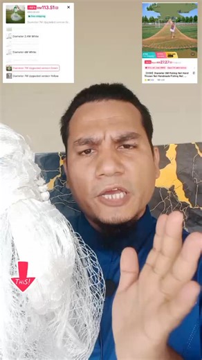 Handmade 8M Fishing Net – Durable and Colorful Throwing Net