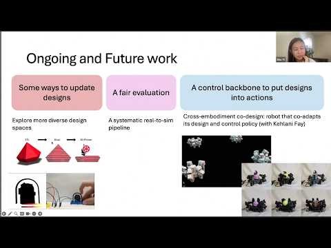 Duke Robotics Discussion, "Learning to design soft robots"