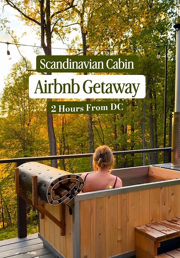Gorgeous Scandinavian Cabin Airbnb Near DC - Book Now!