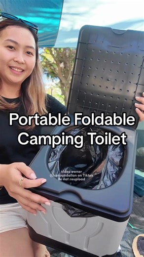 Portable Foldable Camping Toilet for Outdoor Adventures