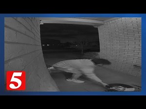 Man caught stealing candy on Halloween, neighbors share video