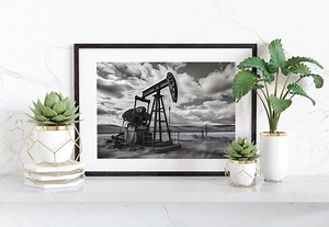 Oil and Gas Art Print, Drilling Rig Art Print, Oil Pump Jack, Oil Rig Wall Art, Oil and Gas Office Art, Oilfield Art, Oil Derrick Art Print - Etsy