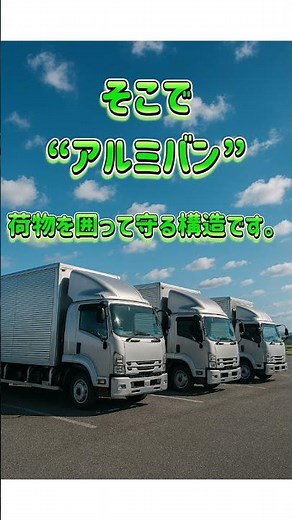 平ボデーと何が違う？アルミバンの特徴を解説！