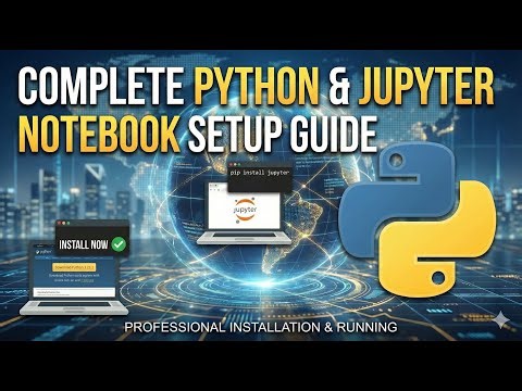 How to Install Python & Jupyter Notebook | Step-by-Step Guide (2026)
