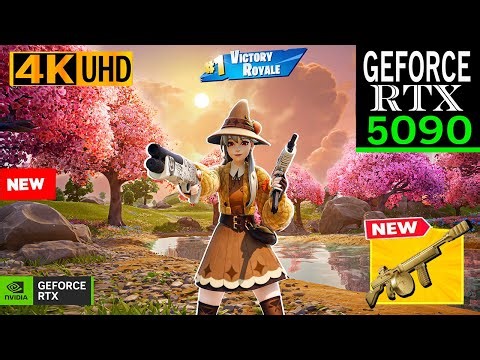 Fortnite Lexa Hexbringer Skin Gameplay | RTX 5090 4K Max Graphics + Ray Tracing ON #fortnite