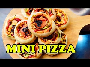 Mini Pizza - Easy Mini Pizza Recipe - How to Make Pizza at Home