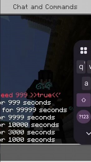 speed command for Minecraft bedrock ☠️