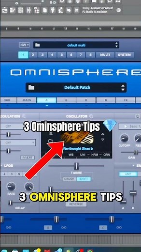 3 Omnisphere Tips! 💎#flstudiotips #flstudio