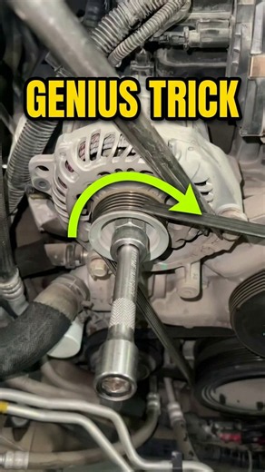 Pulley Roll Trick: Install a Serpentine Belt in Seconds