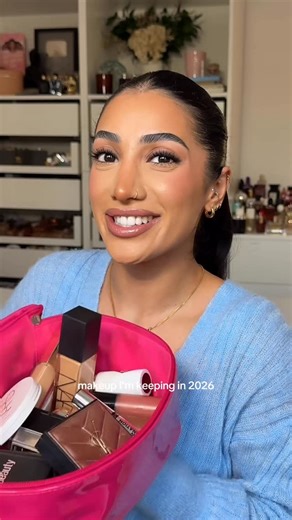 ANCHAL | Content Creator - Podcast Host - Author on Instagram: "these products NEVER fail me…you can stay 🤍 @lorealparis brow lamination @elfcosmeticsuk power grip matte primer @charlottetilbury skin tint @narsissist radiant longwear foundation - Vanuatu @kosas colour corrector - fantasy @rarebeauty via @spacenk liquid contour @esteelauderuk doublewear stay in place concealer - 3N @hudabeauty easy bake - pound cake @saiebeauty cream blush - cutie @yslbeauty all hours bronzer @armanibeauty lumin