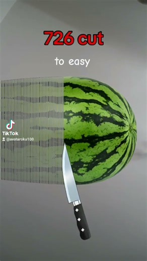 Is it easy to cut the watermelon?