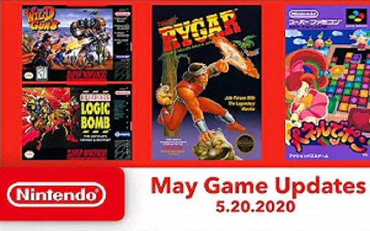 【Nintendo Switch】任天堂会员会免FC&SFC游戏五月份游戏更新
