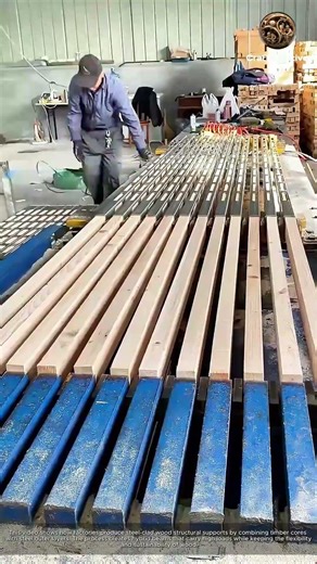 Factory Secrets Making Steel-Clad Wood Structural Supports: The New Way to Build with Hybrid Timber