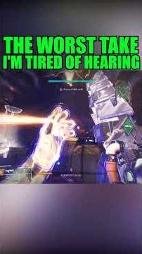 One of the WORST Takes I've Ever Heard... Destiny 2
