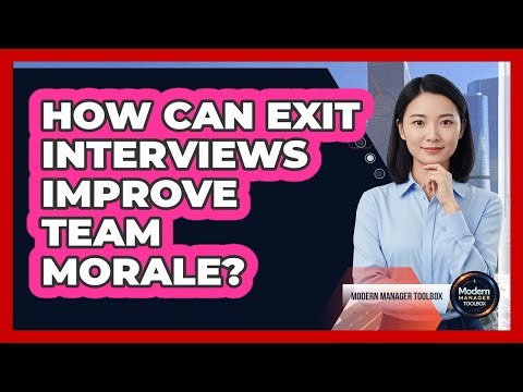 How Can Exit Interviews Improve Team Morale?