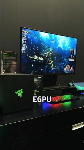 Turn your USB4 handheld into a desktop battlestation with the Razer Core X V2 #RazerPAX