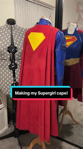 The costume is done!! 🎉 #supergirl #supergirlmovie #cosplay #sewing #superherocosplay @Supergirl @Warner Bros. UK
