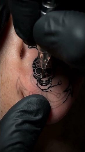 INSANE pirate ear tattoo