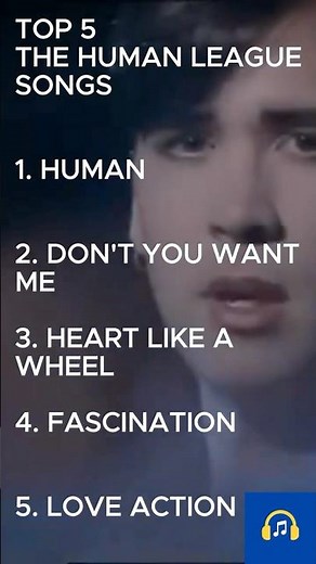 TOP 5 THE HUMAN LEAGUE SONGS