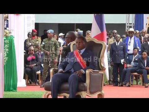 Central African Republic's President Faustin-Archange Touadéra sworn in for third term