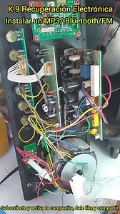 6.6K views · 255 reactions | Instalar un Reproductor/ MP3/ Bluetooth /FM correctamente, sin ruidos. | K-9 Recuperación electrónica | Facebook