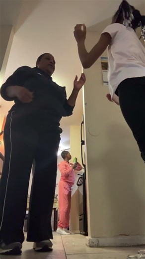 My niece teaching me some dance moves ￼￼