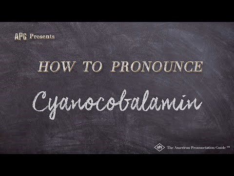 How to Pronounce Cyanocobalamin (Real Life Examples!)