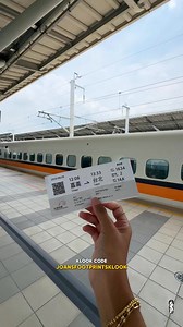 Hownto use THSR in Taiwan! ❤️ Fastest and most convenient way to travel from Taipei to Chiayi / Taichung / Kaohsiung and other nearby destis. 🇹🇼 #klook #taiwan #thsr | Joan’s Footprints