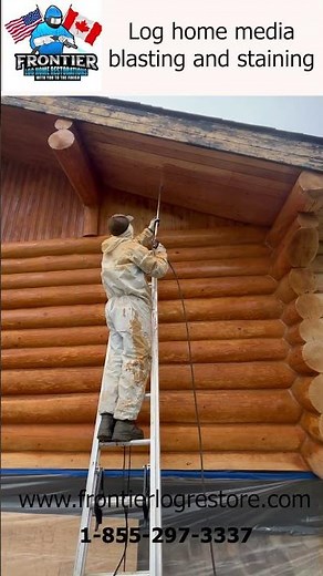 Log Cabin Media Blasting and Staining